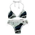 thumbnail image 1 of Crow Women's Detachable Sponge Adjustable Strap Bikini Set 2-Pack for Beach and Pool Parties, 1 of 6