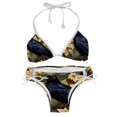 thumbnail image 1 of Crow Women's Detachable Sponge Adjustable Strap Bikini Set Swim Suit Two-Pack, 1 of 6