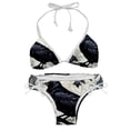 thumbnail image 1 of Crow Women's Detachable Sponge Adjustable Strap Bikini Set Swimsuit - Two-Pack for Beach Pool Party, 1 of 6