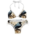 thumbnail image 1 of Crow Women's Swimsuit Bikini Set, Detachable Sponge, Adjustable Strap, Two-Pack, Beach & Pool Ready, 1 of 6