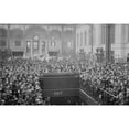 thumbnail image 1 of Crowd Gathered At Pennsylvania Station Awaiting Celebrity Evangelist History (36 x 24), 1 of 1