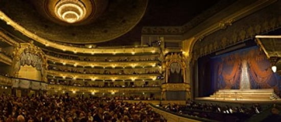 Crowd at Mariinsky Theatre St Petersburg Russia Canvas Art - Panoramic Images (30 x 14)