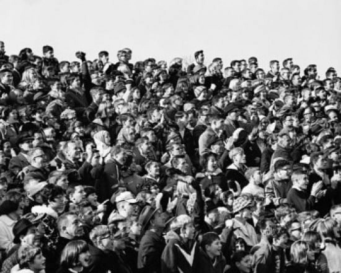 Crowd watching a game Canvas Art -  (18 x 24)