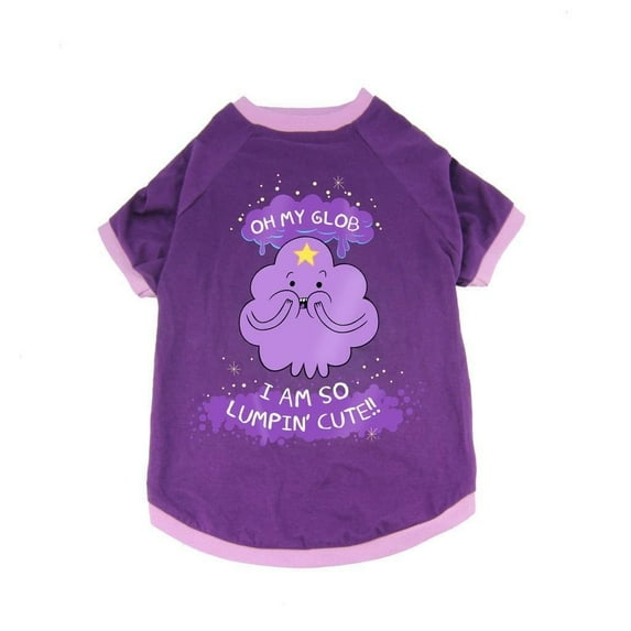Crowded Coop, LLC Adventure Time Lumpy Space Princess OMGlob Dog Costume T-Shirt: Large Unisex