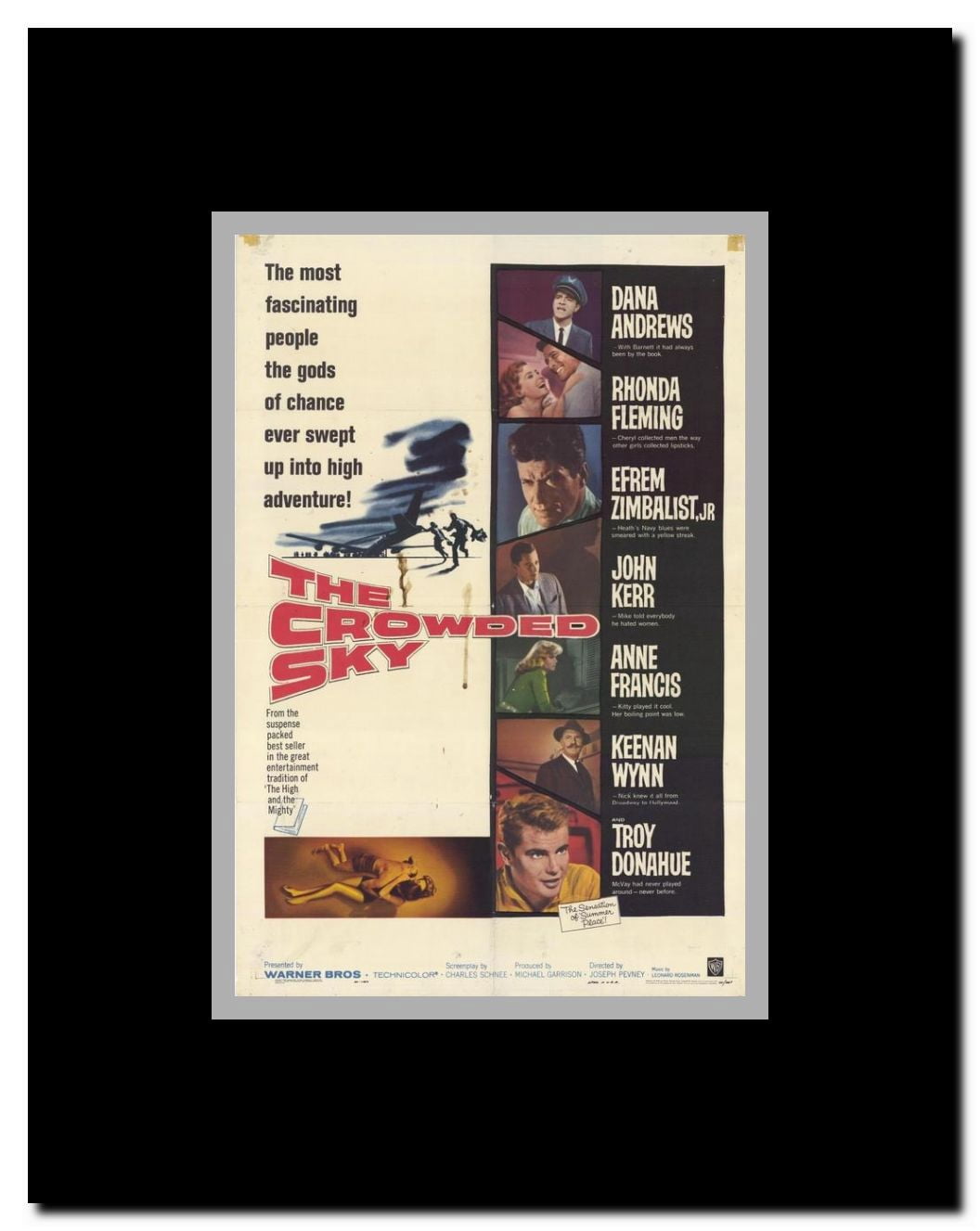 Crowded Sky Framed Movie Poster