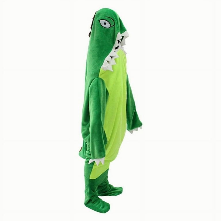 Dinosaur hooded blanket top