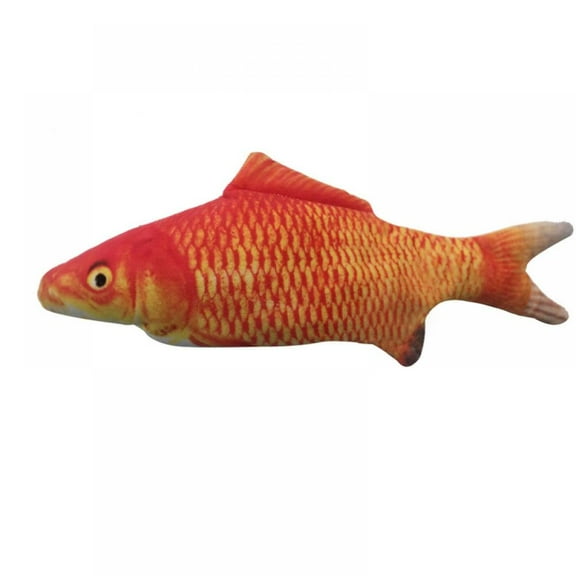 Crowdstage Realistic Electric Wagging Cat Fish Toy Fish Cat Toy Kitten Toys Interactive Cat Toys for Indoor Cats