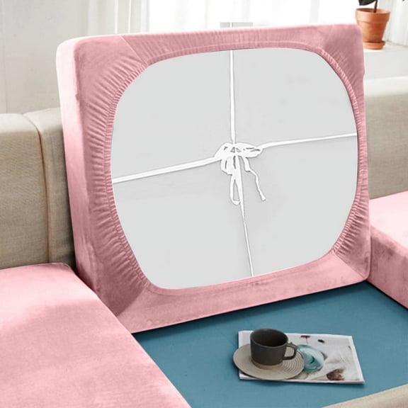 Crowdstage Waterproof Sofa Cushion Covers Stretchy Couch Slipcover Sofa Seat Furniture Protector for Kids and Pets, 50 x 60 cm (19.68 x 23.62 inch)