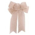 thumbnail image 1 of Crowdstar 1 Piece Christmas Wreath Bow Christmas Bow Tree Topper, Christmas Wedding Party Holiday Home Indoor Outdoor Decoration, 1 of 10