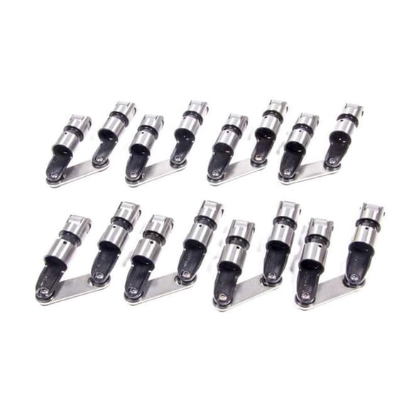 Crower 66292X842E-16 Mechanical Roller Lifter Endura Max 0.842 in. OD 0.150 in. Offset - Small Block Chevy - Set of 16