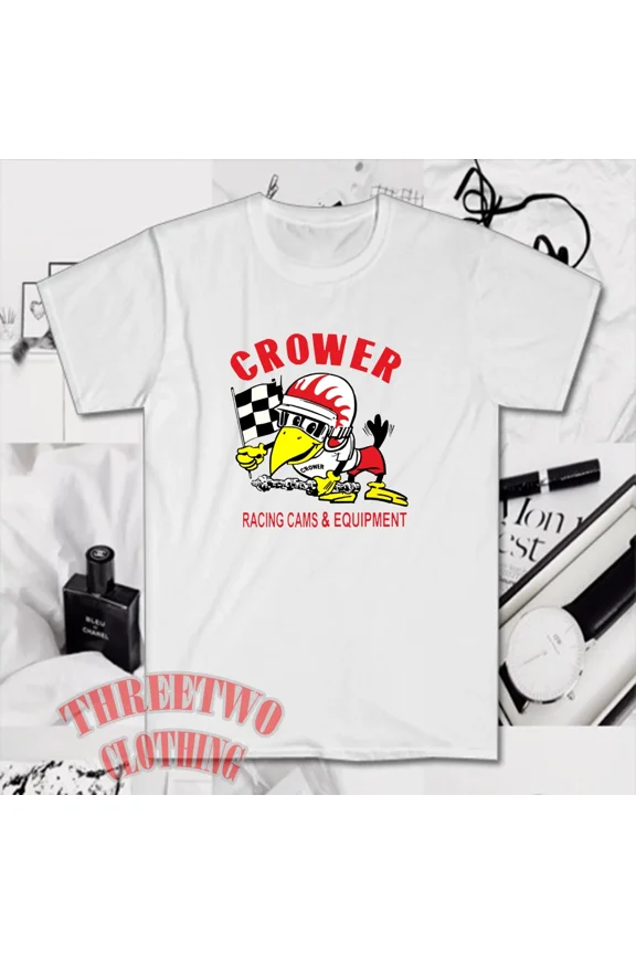 Crower Racing Men's White Size S to 5XL