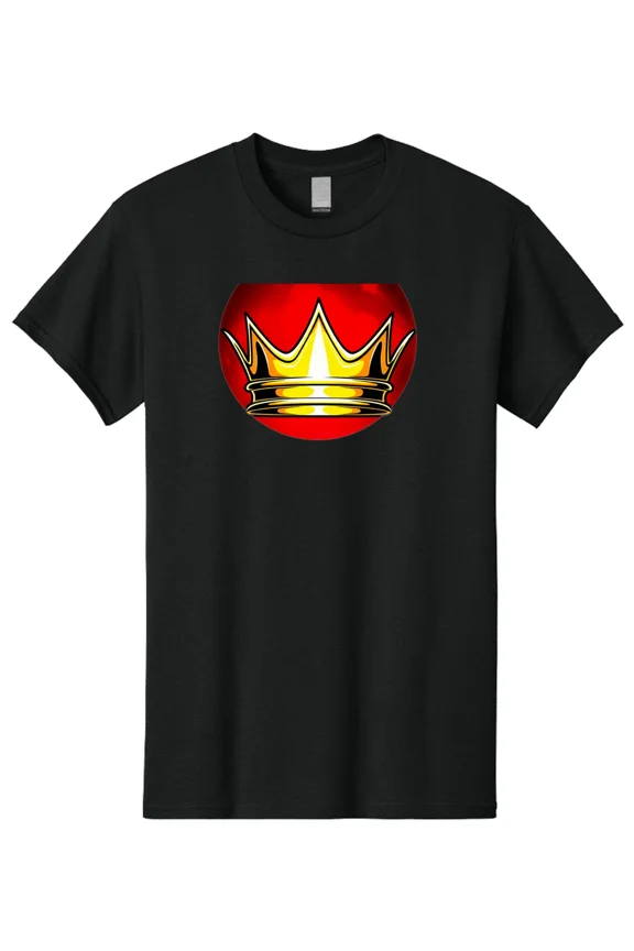 Crown-2 Mens Graphic Tee, 100% Cotton, Casual Summer Wear