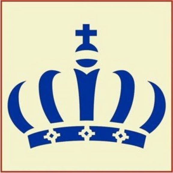 Crown 2 Stencil - French France Country Stencils Deco Art Painting DIY Craft Plastic Wall Stencil Home Decoration French words reusable Mylar template - The Artful Stencil
