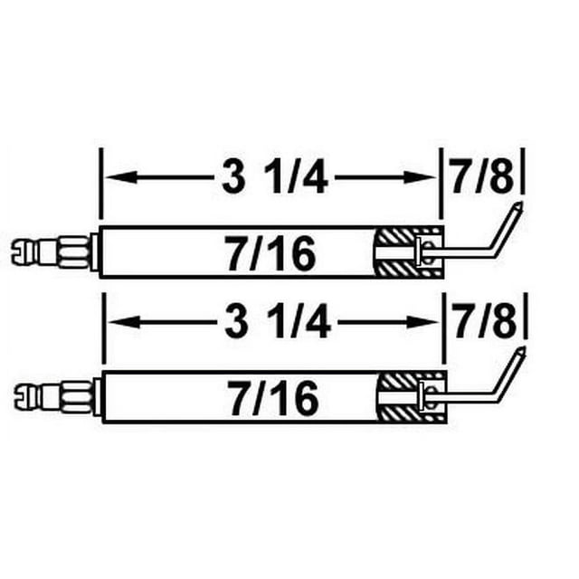 Crown 2078002 Set Of Replacement Electrodes For Carlin 100301CRD Oil