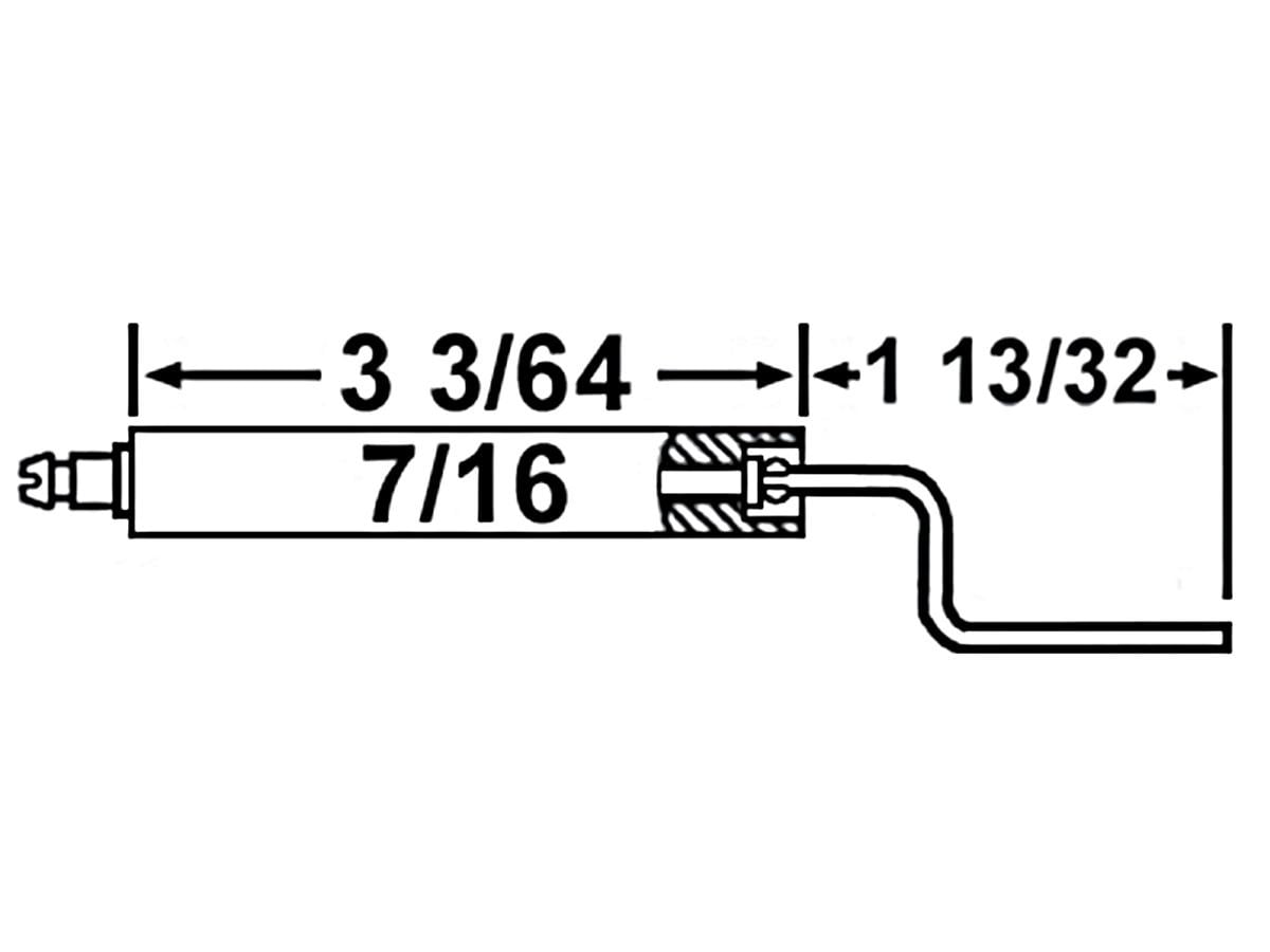 Crown 28047 Ignitor (Electrode) For Wayne HSG & EHG Gas Burners With 9" or 12" Tube