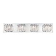 thumbnail image 1 of Crown 4-Light Vanity Sconce in Chrome with Clear Crystal, 1 of 3