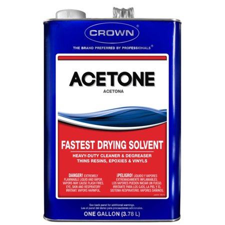 Crown Acetone, Paint Thinners & Solvents, Gallon
