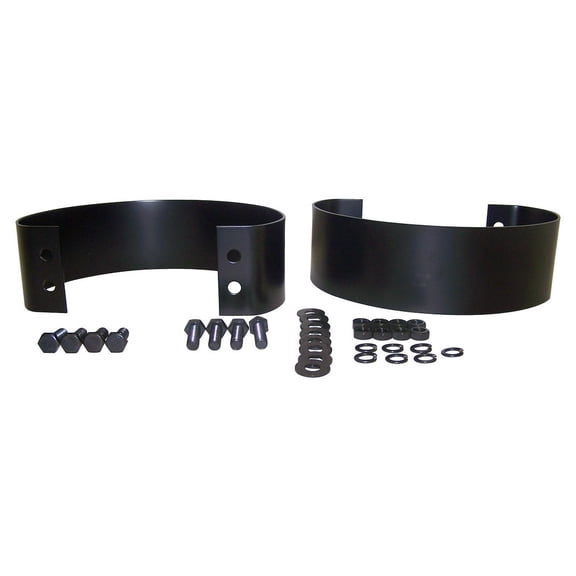Crown 5355457K Bumper Guard Black Steel  Set of 2