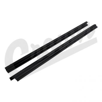 Crown Automotive 55024254K Door Glass Weatherstrip Fits select: 1989-1995 JEEP WRANGLER / YJ, 1987-1988 JEEP WRANGLER