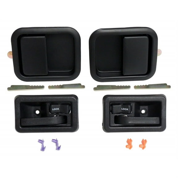 Crown Automotive 55076222Mk Door Handle Kit Fits select: 1997-2003 JEEP WRANGLER / TJ, 1989-1995 JEEP WRANGLER / YJ
