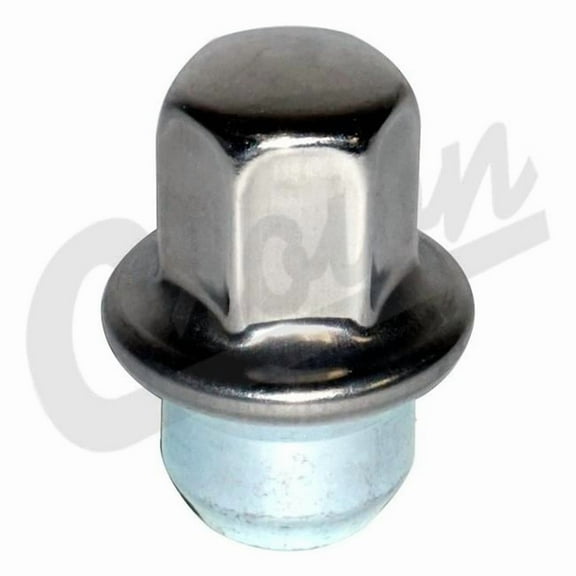 Crown Automotive 6504672; Lug Nut for 93+ Dodge, Chrysler, Fiat, Lancia Models w/ Steel Wheels, M12 X 1.5