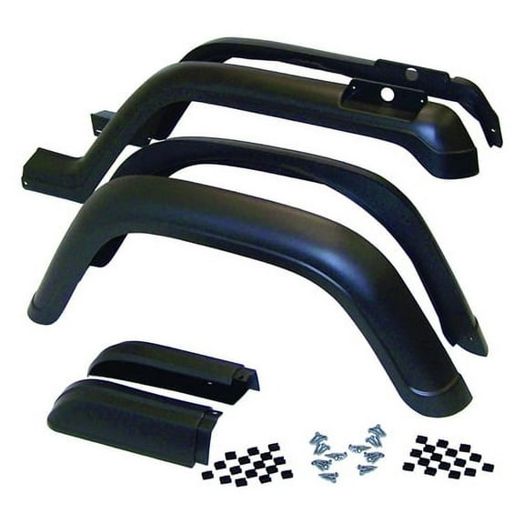 Crown Automotive Fender Flare Kit - 5AHK6 Fits select: 1989-1995 JEEP WRANGLER / YJ, 1987-1988 JEEP WRANGLER