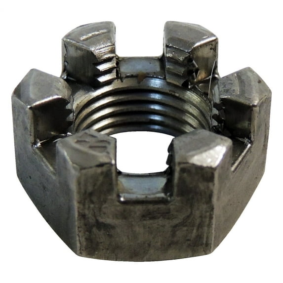 Crown Automotive J0274428 CASJ0274428 84-96 XJ CHEROKEE/MJ COMANCHE/87-95 YJ WRANGLER/93-96 ZJ GRAND CHEROKEE CASTLE NUT Fits select: 1993-2004 JEEP GRAND CHEROKEE, 1989-1995 JEEP WRANGLER / YJ