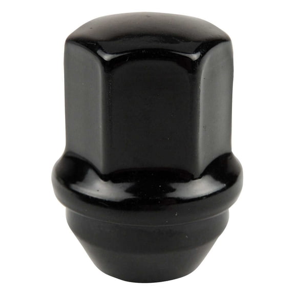 Crown Automotive Jeep Replacement 6509422BL Wheel Lug Nut, 2-Piece Capped M14 x 1.5 Threads Black