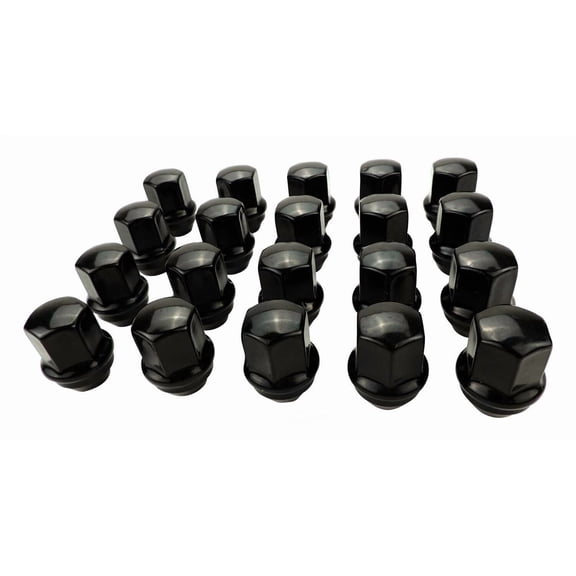 Crown Automotive Jeep Replacement 6509422BLK Wheel Lug Nut Kit, M14 x 1.5 Threads Capped Black