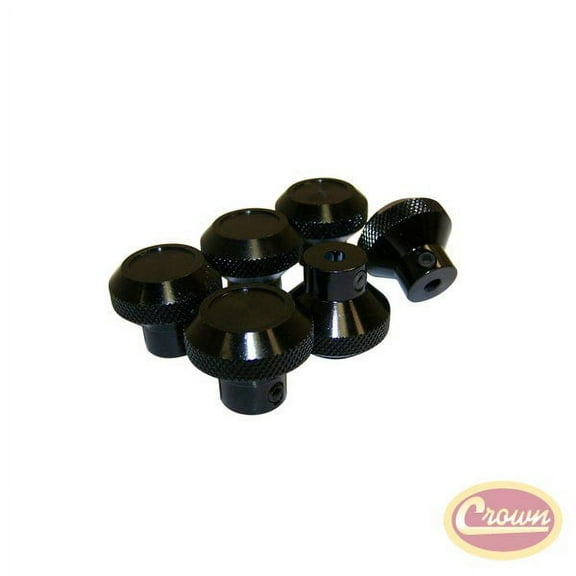 Crown Automotive RT27002 CASRT27002 76-83 CJ-5/76-86 CJ-7/81-86 CJ-8 DASH CONTROL KNOB SET