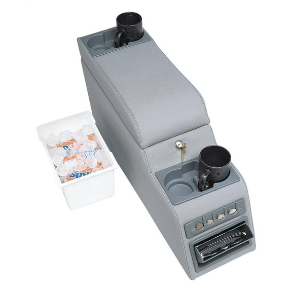 Crown RT27008 Console Floor Mount 27-1/4" X 8-1/4" X 12-1/2"  Locking   Gray