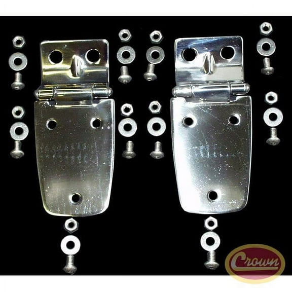 Crown Automotive RT34057 CASRT34057 97-06 TJ WRANGLER HOOD HINGE SET