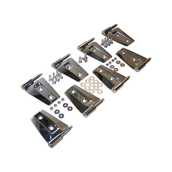 Crown Automotive RT34079 CASRT34079 07-15 JK WRANGLER STAINLESS DOOR HINGE KIT