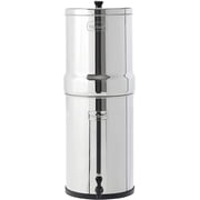 Crown Berkey Stainless Steel Countertop Water Filter System with 2 Black Elements, 6 Gallon Capacity