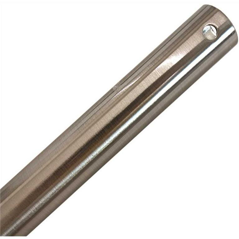 Independence 48 in. Brushed Nickel Dual Threaded Ceiling Fan Extension Downrod Independence 48 in. Brushed Nickel Dual Threaded Ceiling Fan Extension Downrod