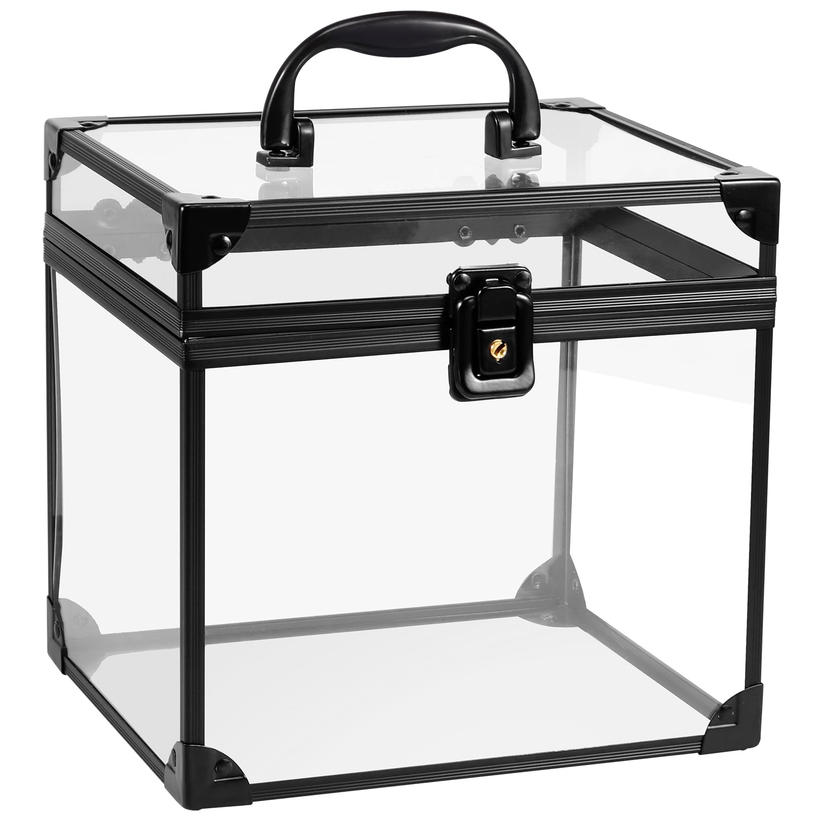 Crown Box, Clear Makeup Case,Cosmetic Organizer, Large Capacity Transparent Acrylic Artists