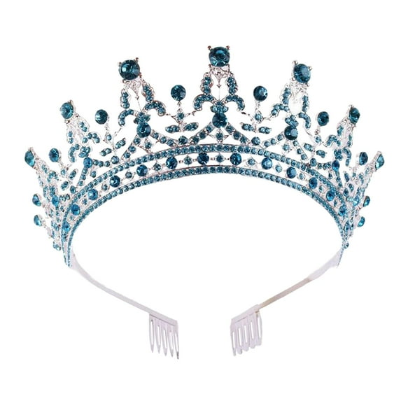 Crown Bride Quinceanera Headpieces Hair Accessories Gift for Women for Costume Birthday Prom Pageant Christmas Style I