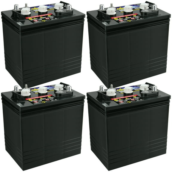 Crown CR-220 Group GC2 6V 220 AH Battery X4
