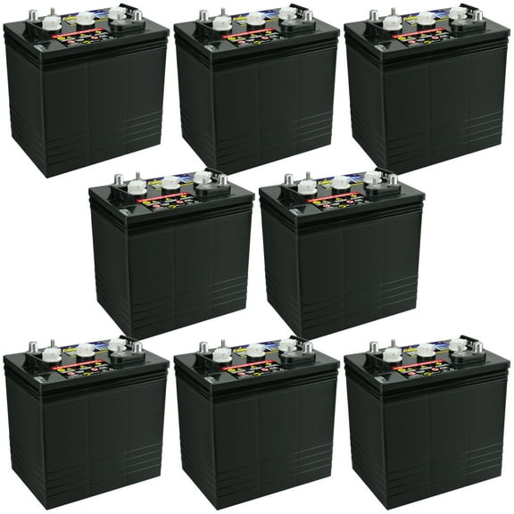 Crown CR-220 Group GC2 6V 220 AH Battery X8