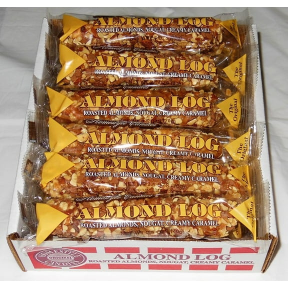Crown Candy Almond Logs 2.5 oz