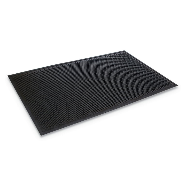 Crown-Tred Indoor/Outdoor Scraper Mat, Rubber, 43.75 x 66.75, Black Crown-Tred Indoor/Outdoor Scraper Mat, Rubber, 43.75 x 66.75, Black