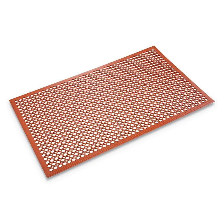Safewalk-Light Heavy-Duty Anti-Fatigue Mat, Rubber, 36 x 60, Terra Cotta Safewalk-Light Heavy-Duty Anti-Fatigue Mat, Rubber, 36 x 60, Terra Cotta