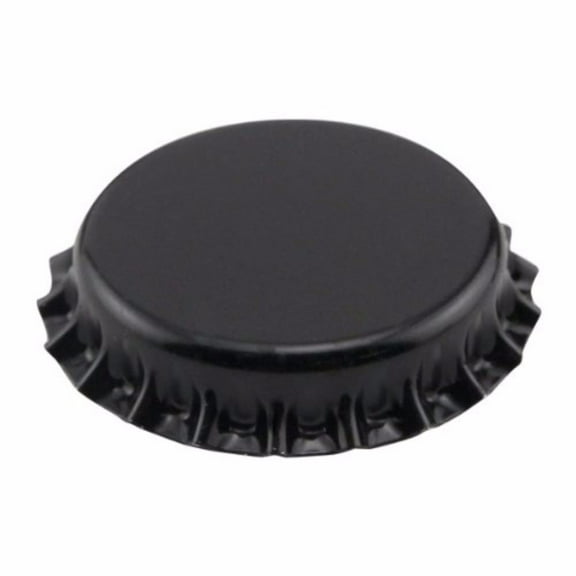 Crown Caps - Black - Gross Package (144 Pack)