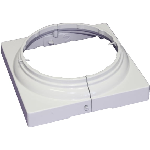 Crown Column 8 In. White Aluminum Split Cap/Base — Residential Use, Standard Application