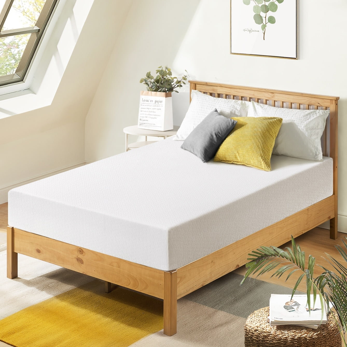 Crown Comfort 12 Inch Memory Foam Mattress By King