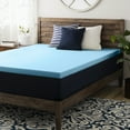 thumbnail image 1 of Crown Comfort 2.5 Inch Gel Memory Foam Mattress Topper -  King, 1 of 5