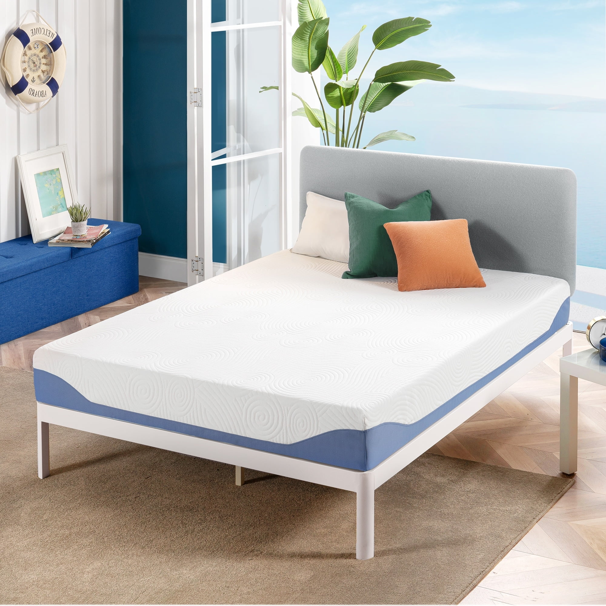 Queen 8-Inch Gel Memory Foam Mattress with Premium Cover