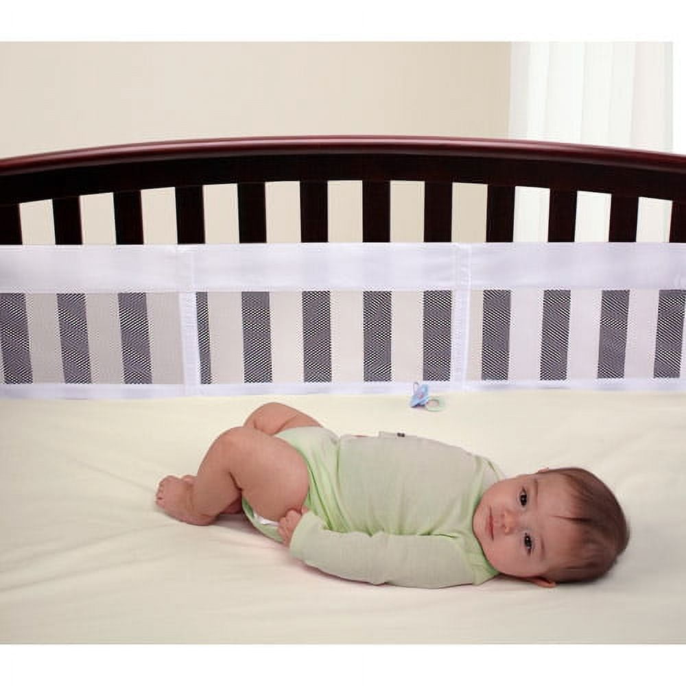 Crown Crafts Simply Baby Crib Liner White