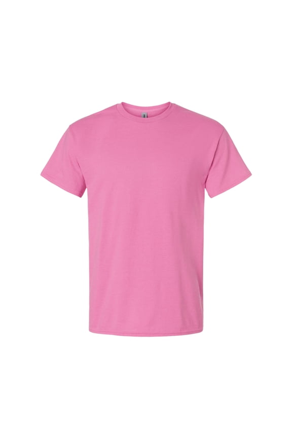 ® Unisex Dryblend Short Sleeve T-Shirt, 50/50 Cotton/Polyester Casual Plain Tee (Azalea, M)