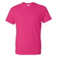 thumbnail image 1 of Crown Craze® Unisex Dryblend Short Sleeve T-Shirt, 50/50 Cotton/Polyester Casual Plain Tee (Heliconia, XL), 1 of 6